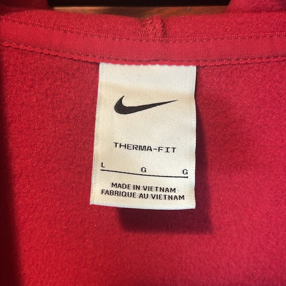 Nike Alabama Crimson Tide Hoody Zip Front Sweatshirt Therma-Fit Large - Picture 2 of 5